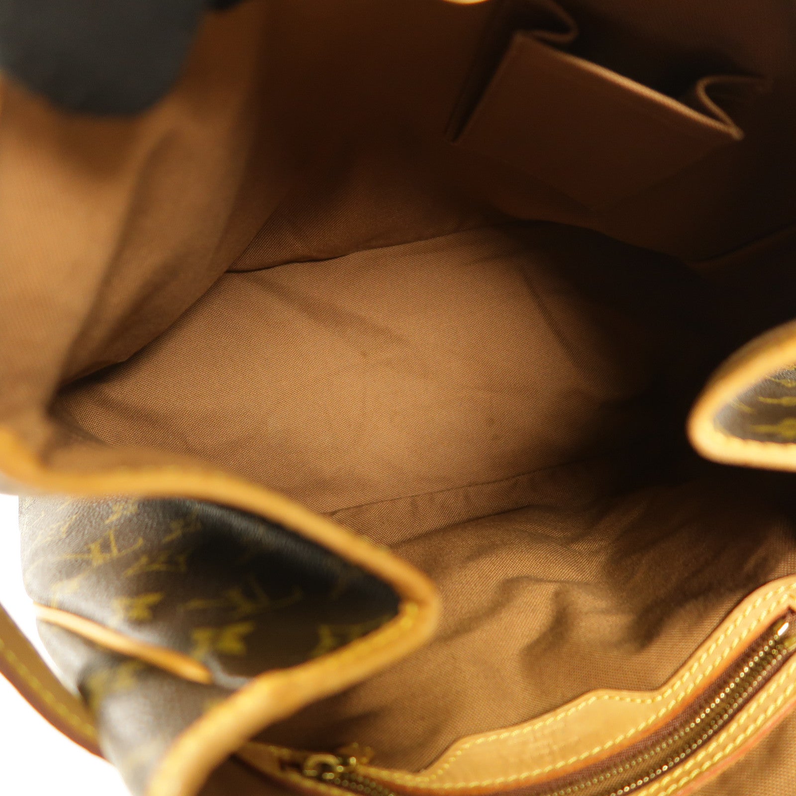 LOUIS VUITTON Monogram Batignolles金扣肩背袋棕色