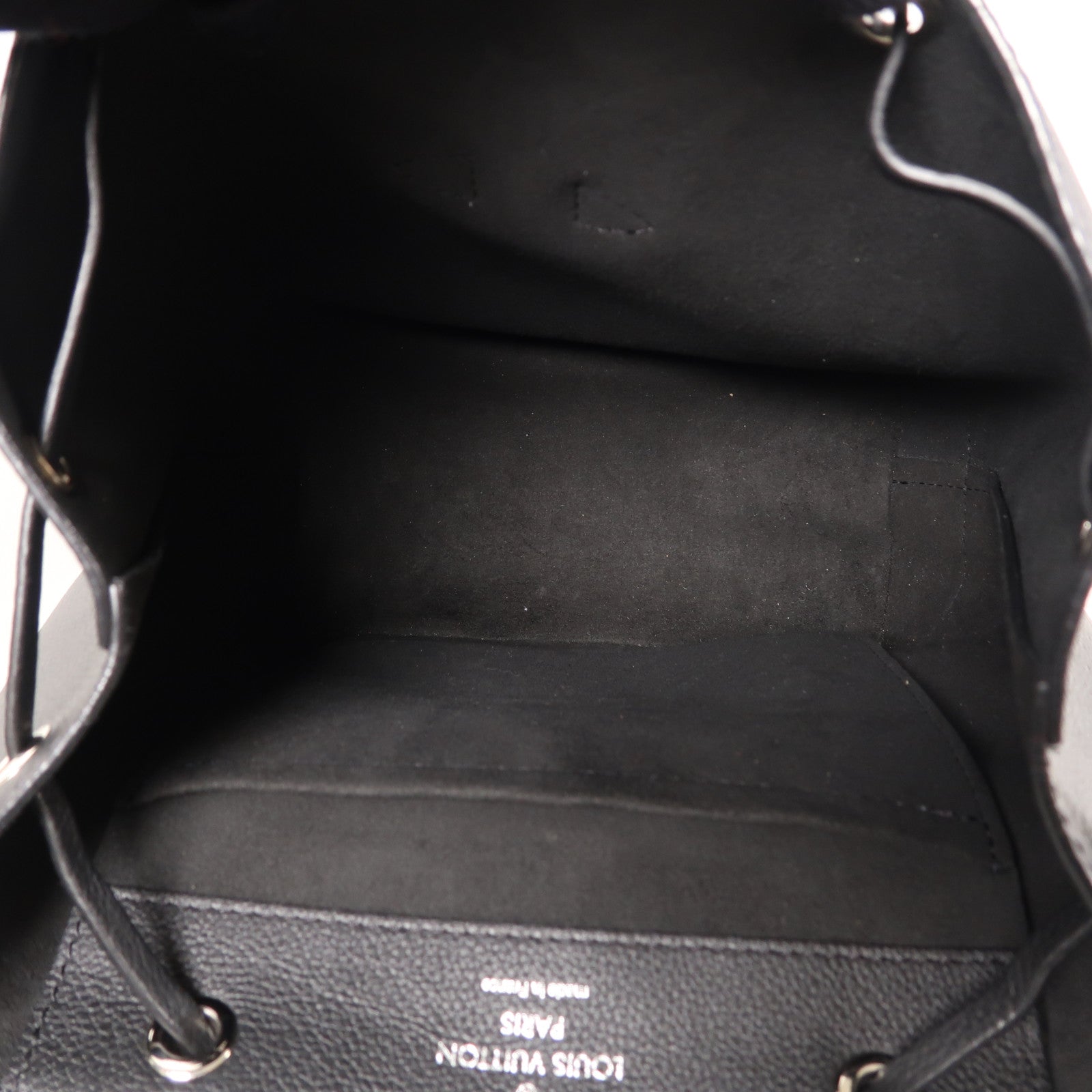 LOUIS VUITTON 牛皮皮革Lock Me Backpack銀扣背包