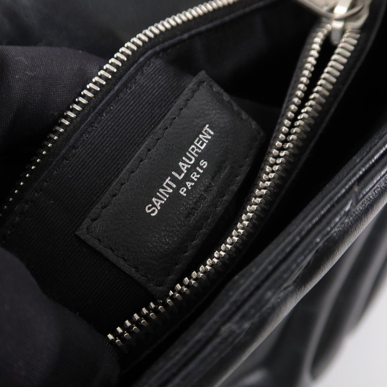 SAINT LAURENT 牛皮皮革Loulou鏈帶肩背袋
