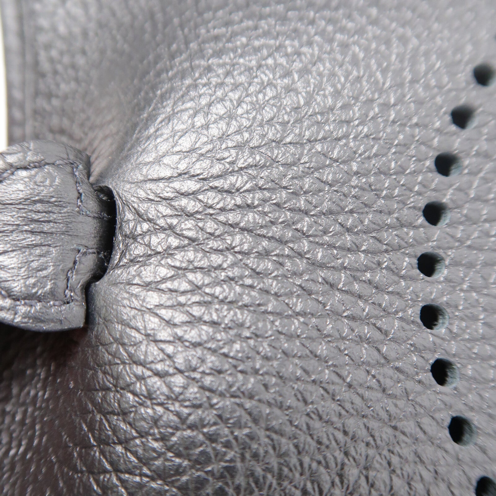 HERMES Clemence皮革Evelyne TPM肩背袋Noir