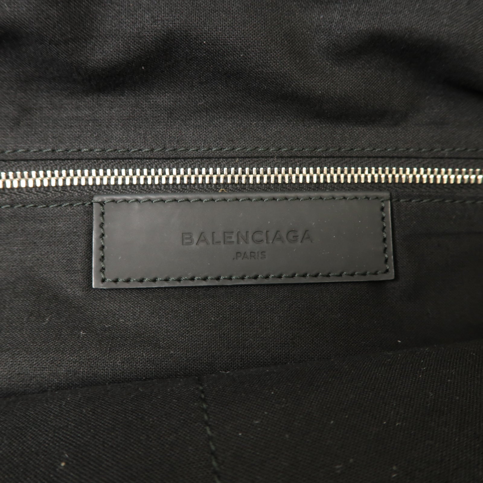 BALENCIAGA 【激減優惠】帆布Tote Bag銀扣手挽袋黒色