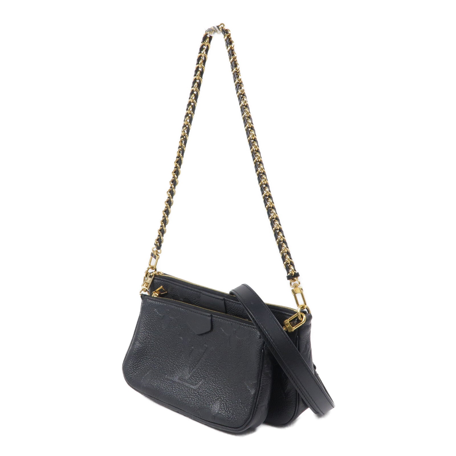 LOUIS VUITTON Monogram Empreinte Multi Pochette Accessoires手挽肩背兩用袋