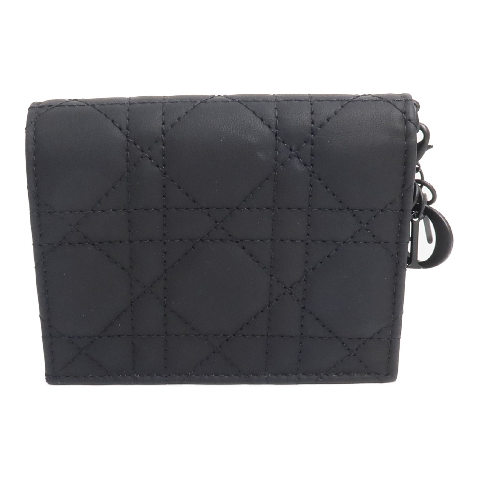 Dior 羊皮皮革Mini Lady Dior Gardenia Wallet錢包