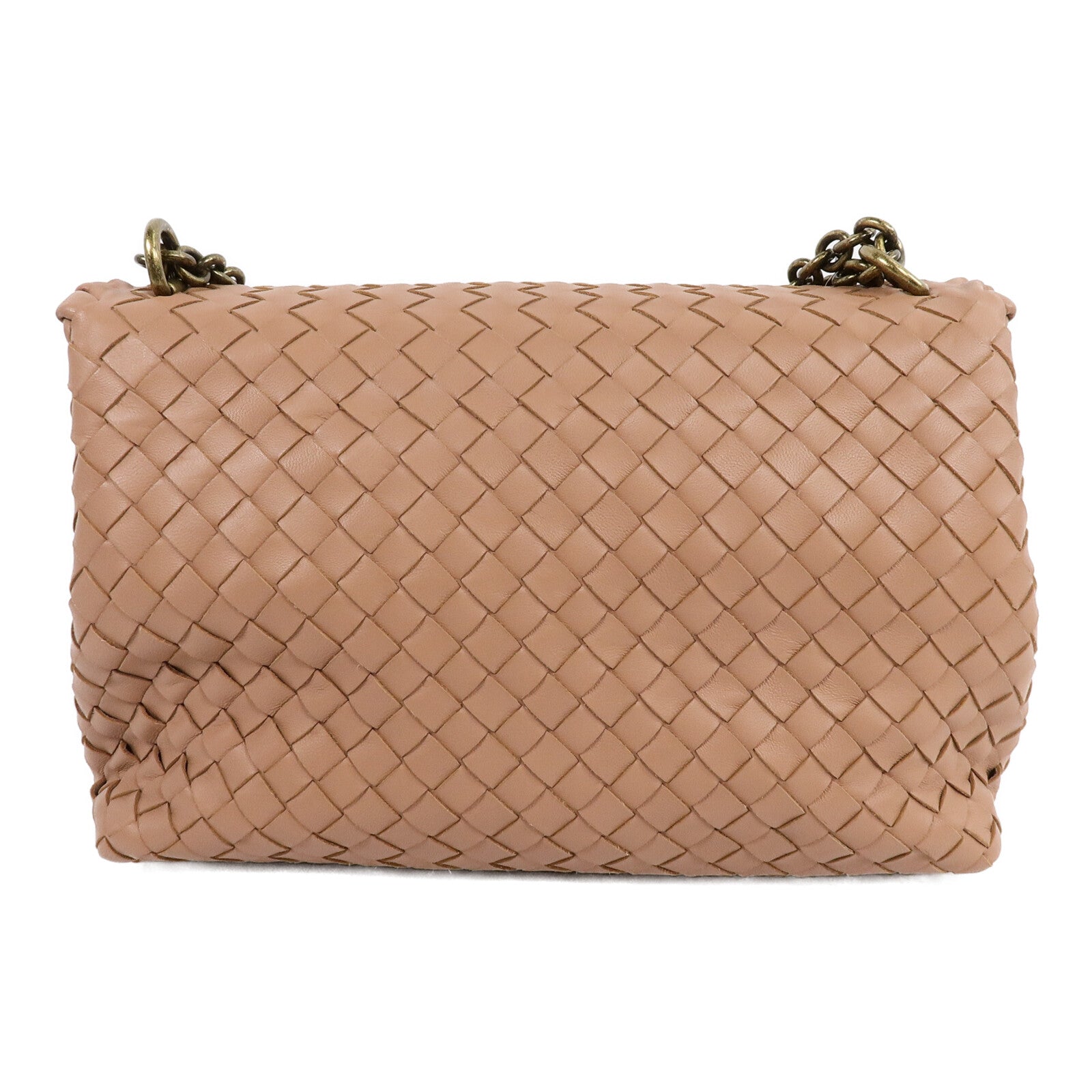 BOTTEGA VENETA 羊皮皮革Small Olimpia Bag鏈帶肩背袋