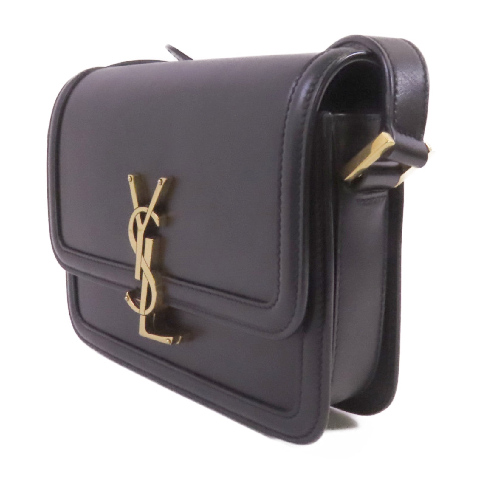 SAINT LAURENT 牛皮皮革Paris Solferino金扣肩背袋