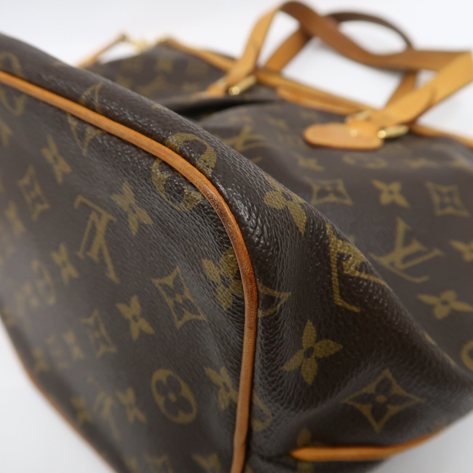 LOUIS VUITTON 【激減優惠】Monogram Palermo PM金扣手挽肩背兩用袋啡色
