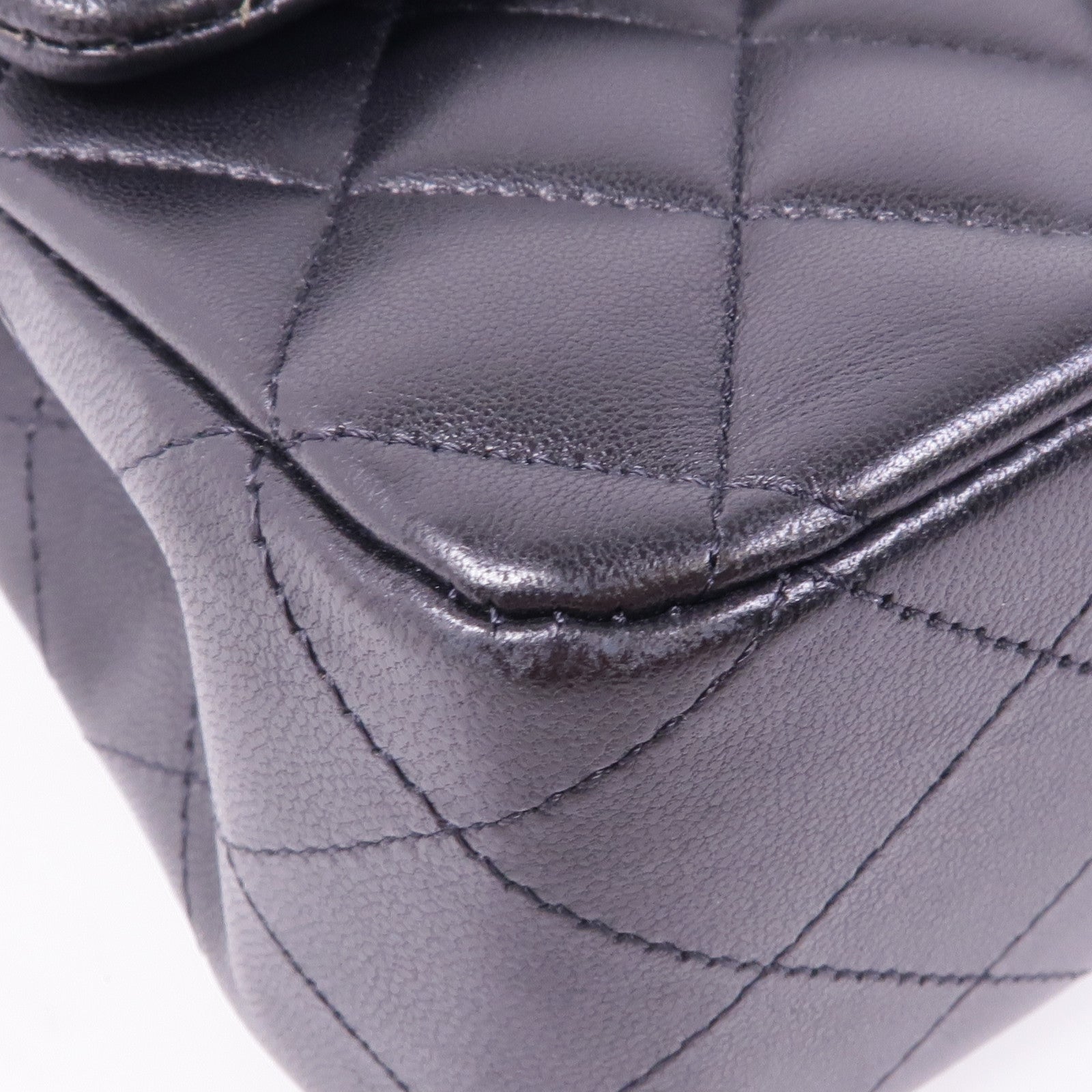 CHANEL 羊皮皮革Classic 25金扣鏈帶肩背袋