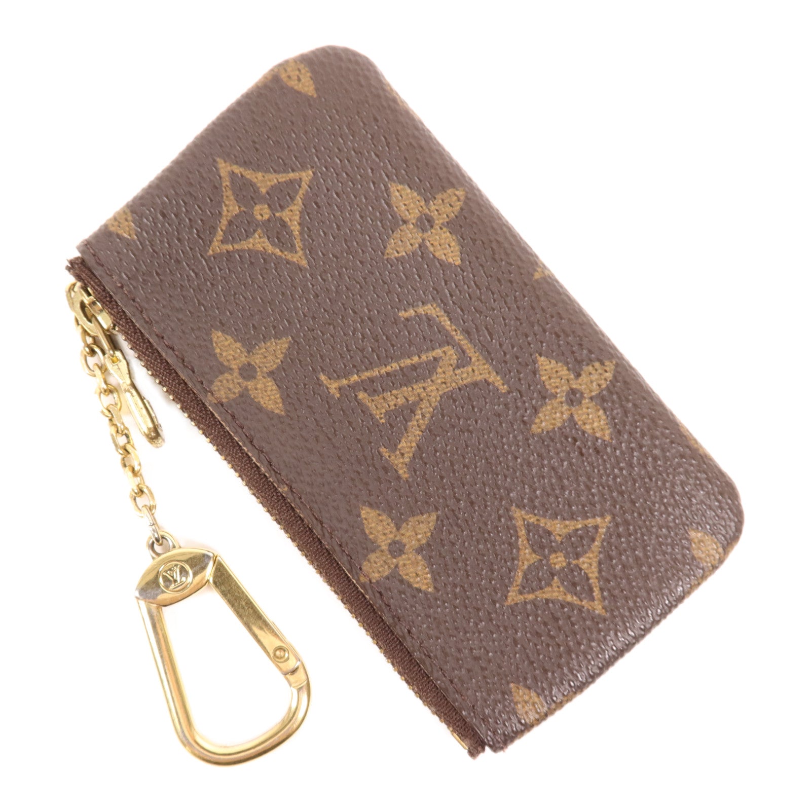 LOUIS VUITTON Monogram Key Pouch金扣鎖匙包