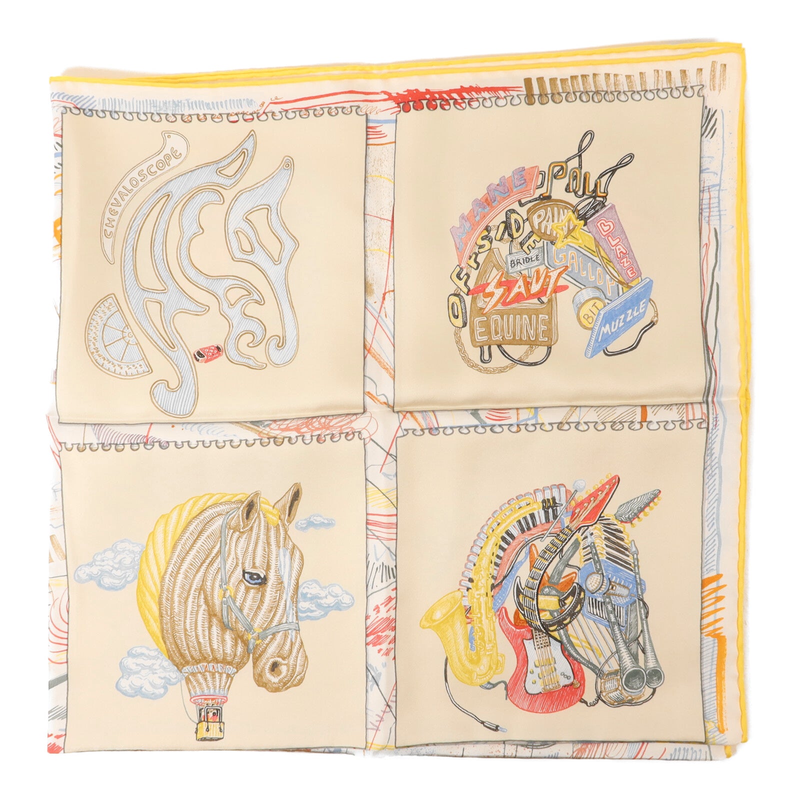 HERMES 絲質Scarf絲巾