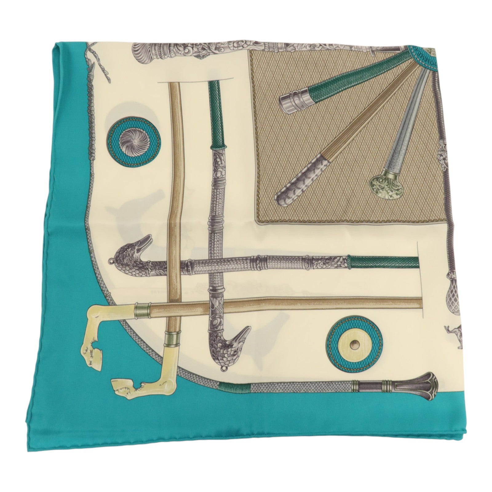 HERMES 絲質Scarf 65x65cm絲巾