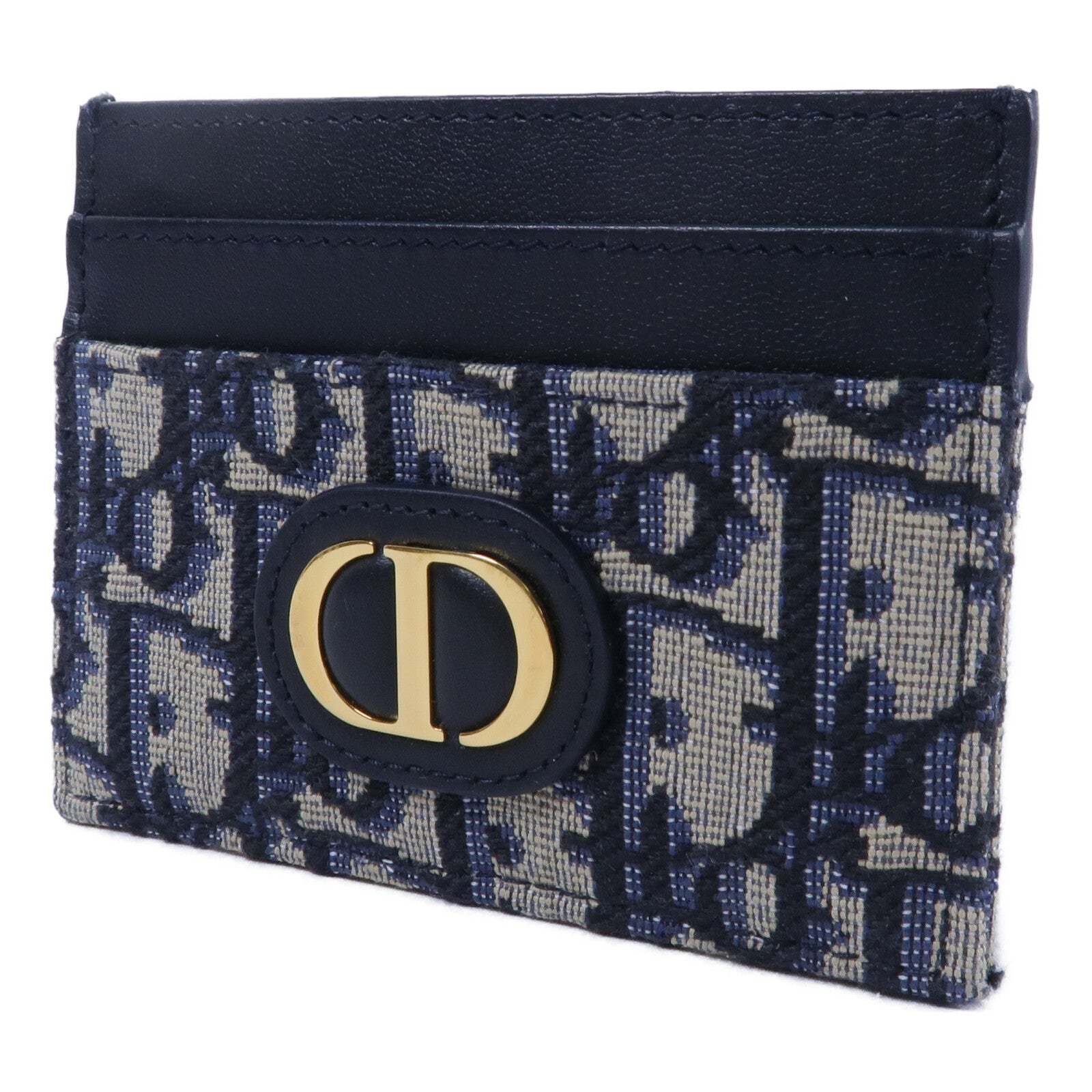 Dior 帆布/牛皮皮革30 Montaigne Freedia Card Holder卡片套