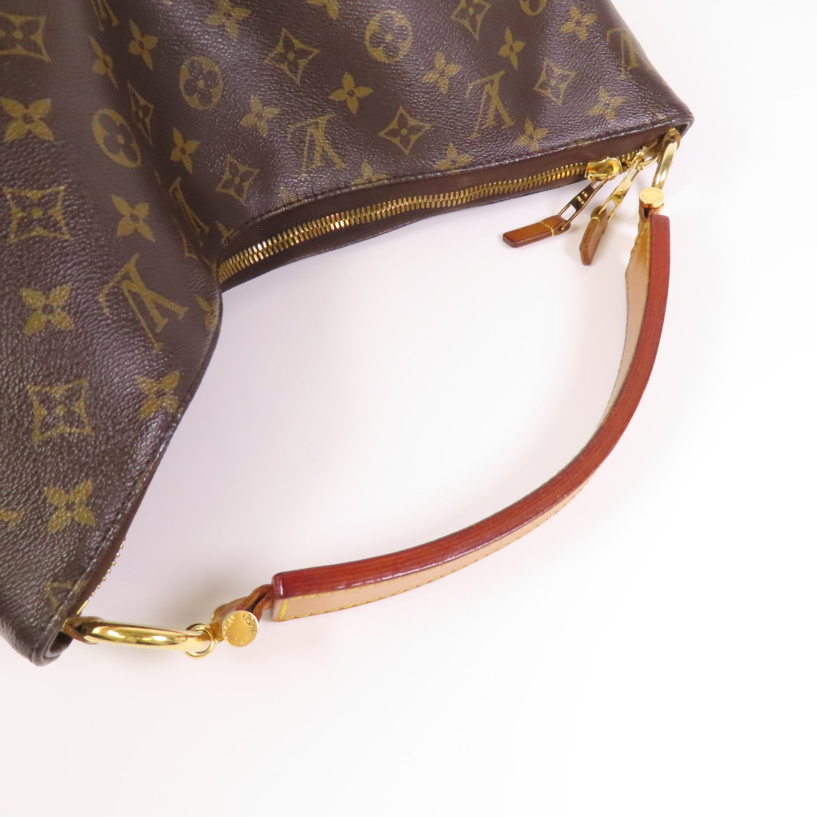 LOUIS VUITTON Monogram Sully MM金扣肩背袋