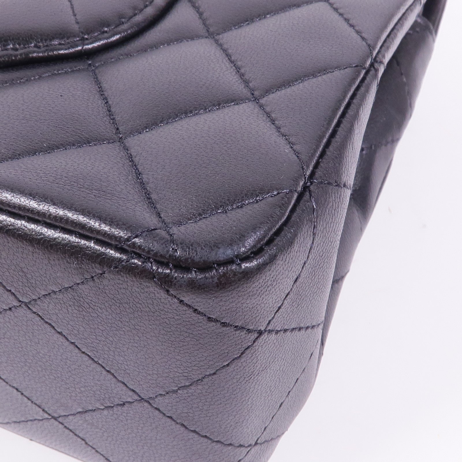 CHANEL 羊皮皮革Classic 25金扣鏈帶肩背袋