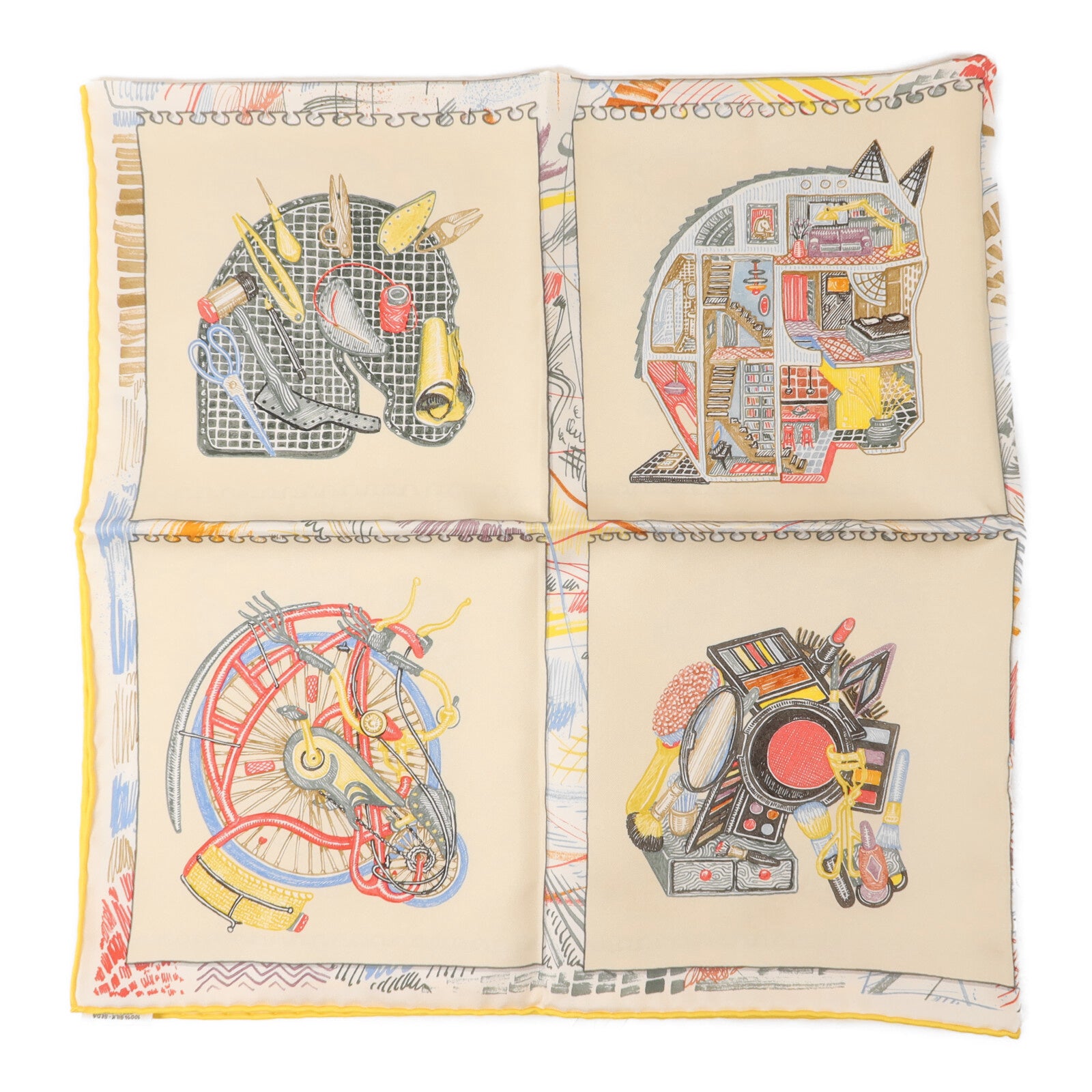 HERMES 絲質Scarf絲巾