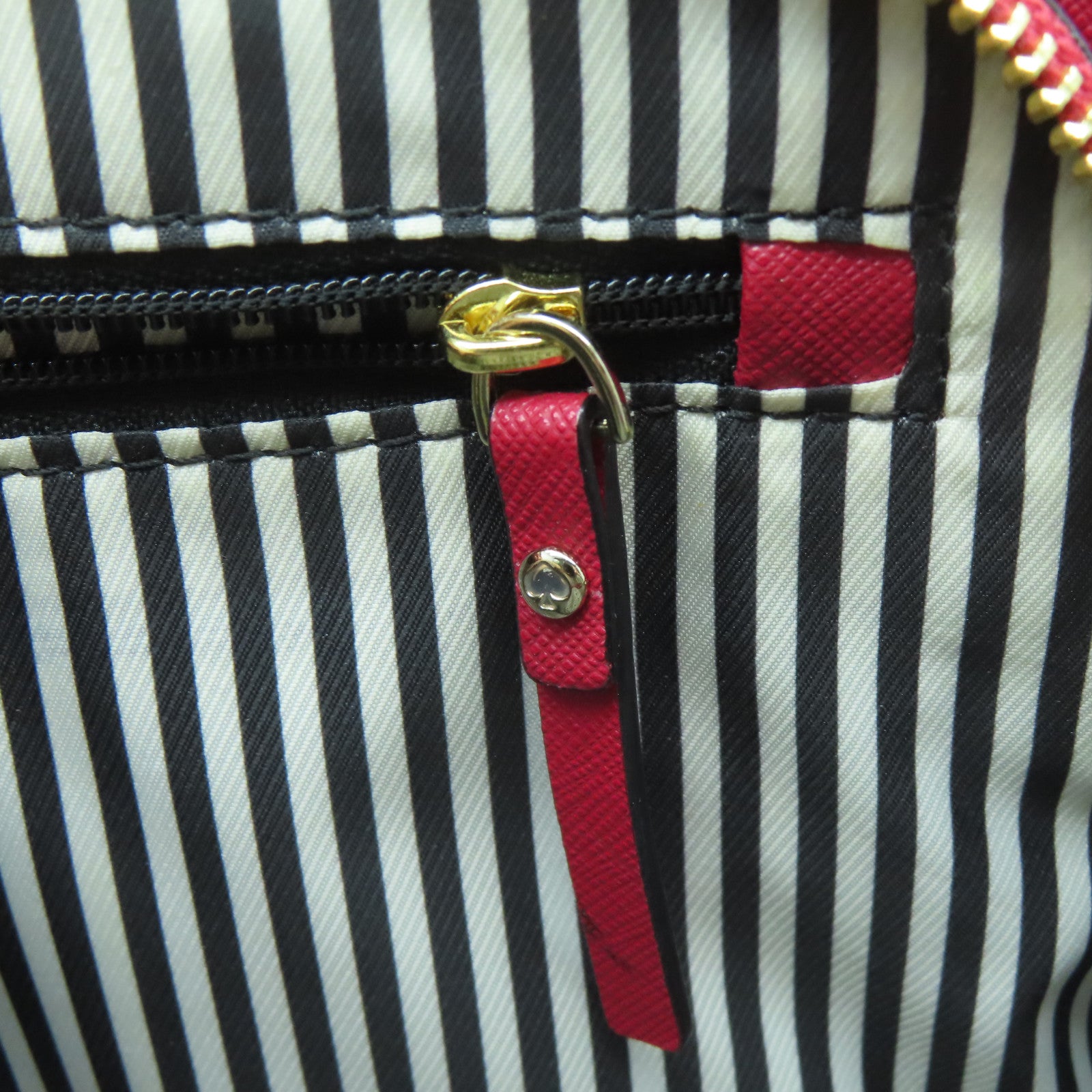 Kate Spade 牛皮皮革2 Way Shoulder Bag金扣手挽肩背兩用袋紅色