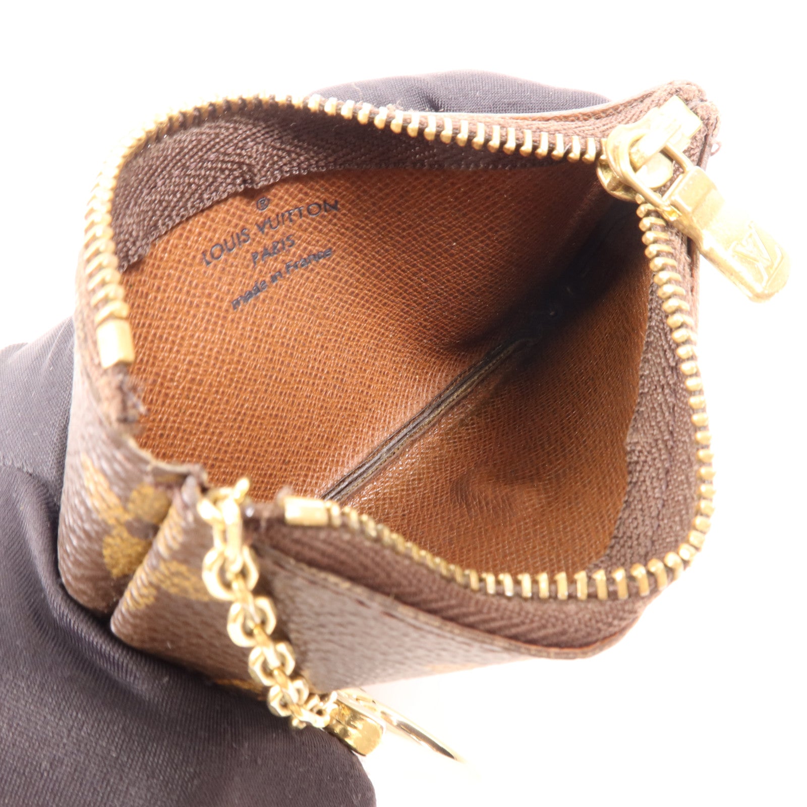 LOUIS VUITTON Monogram Key Pouch金扣鎖匙包