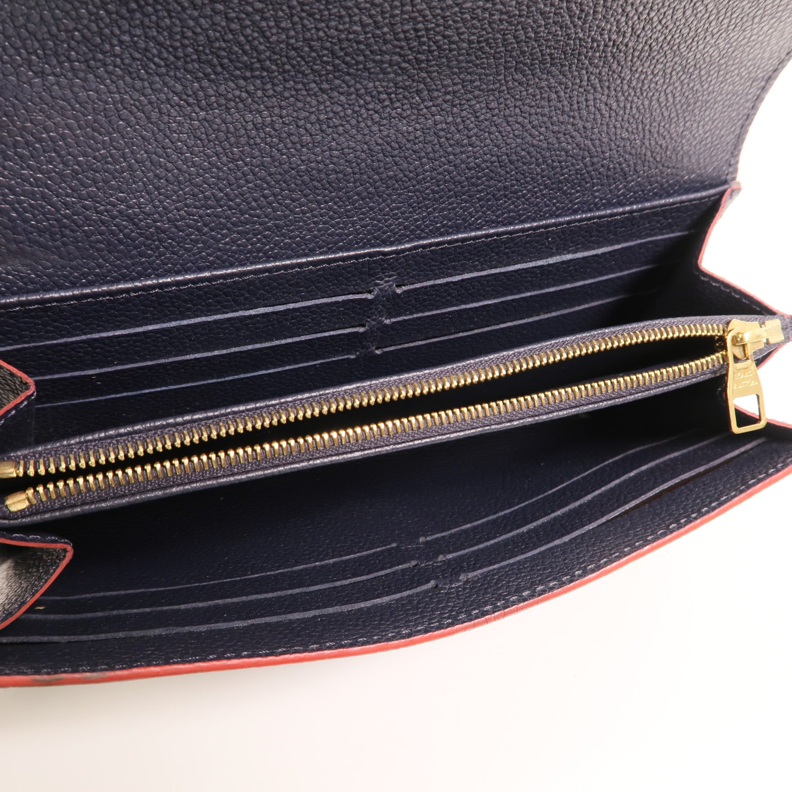 LOUIS VUITTON Monogram Empreinte Sarah金扣長錢包