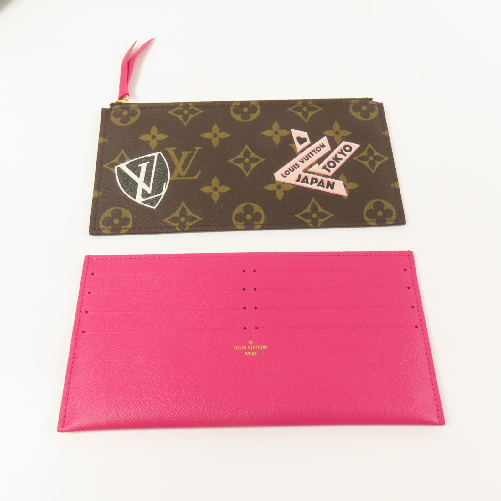 LOUIS VUITTON Monogram Pochette Felicie金扣鏈帶肩背袋