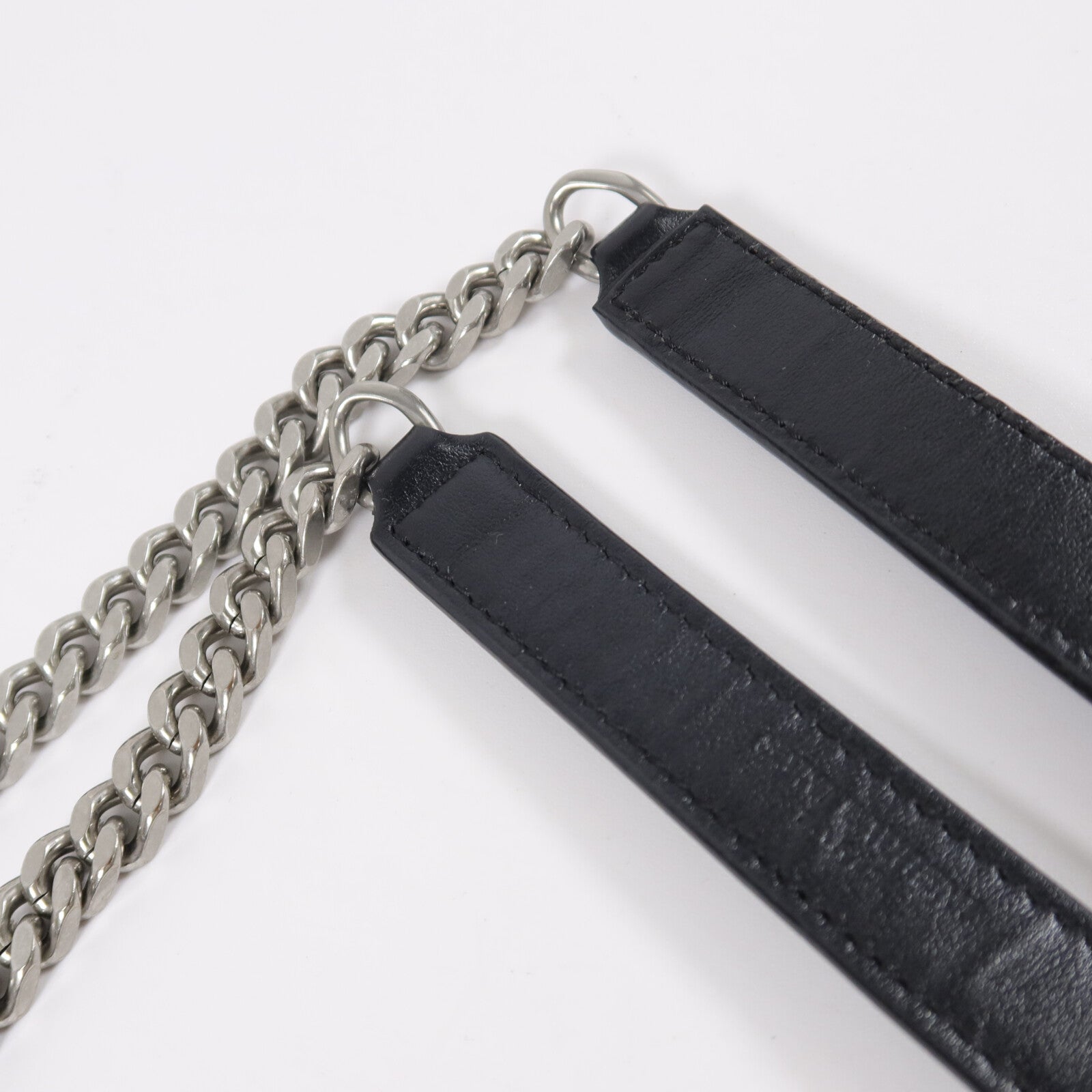 SAINT LAURENT 牛皮皮革Loulou鏈帶肩背袋