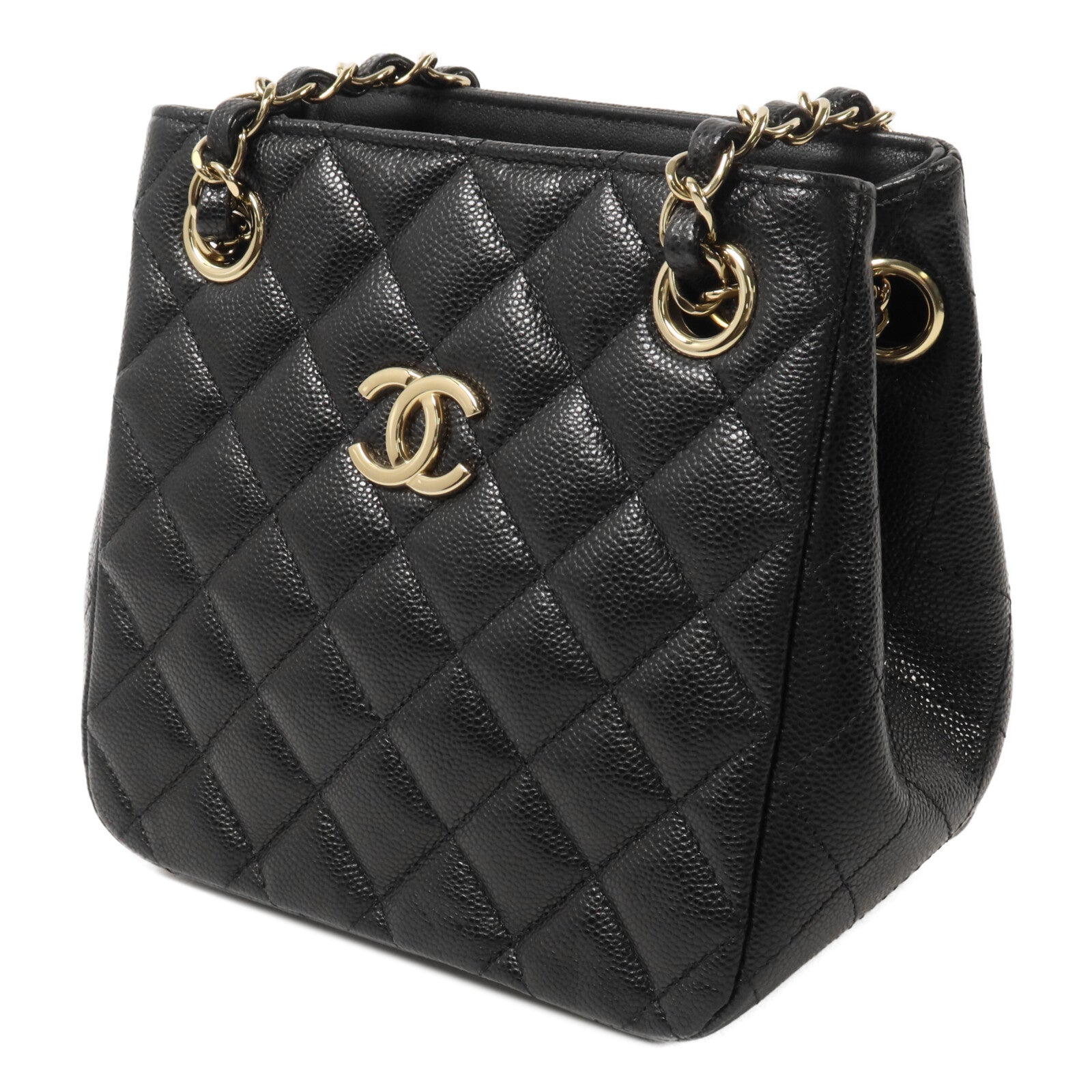CHANEL 牛皮皮革Bucket Bag肩背袋