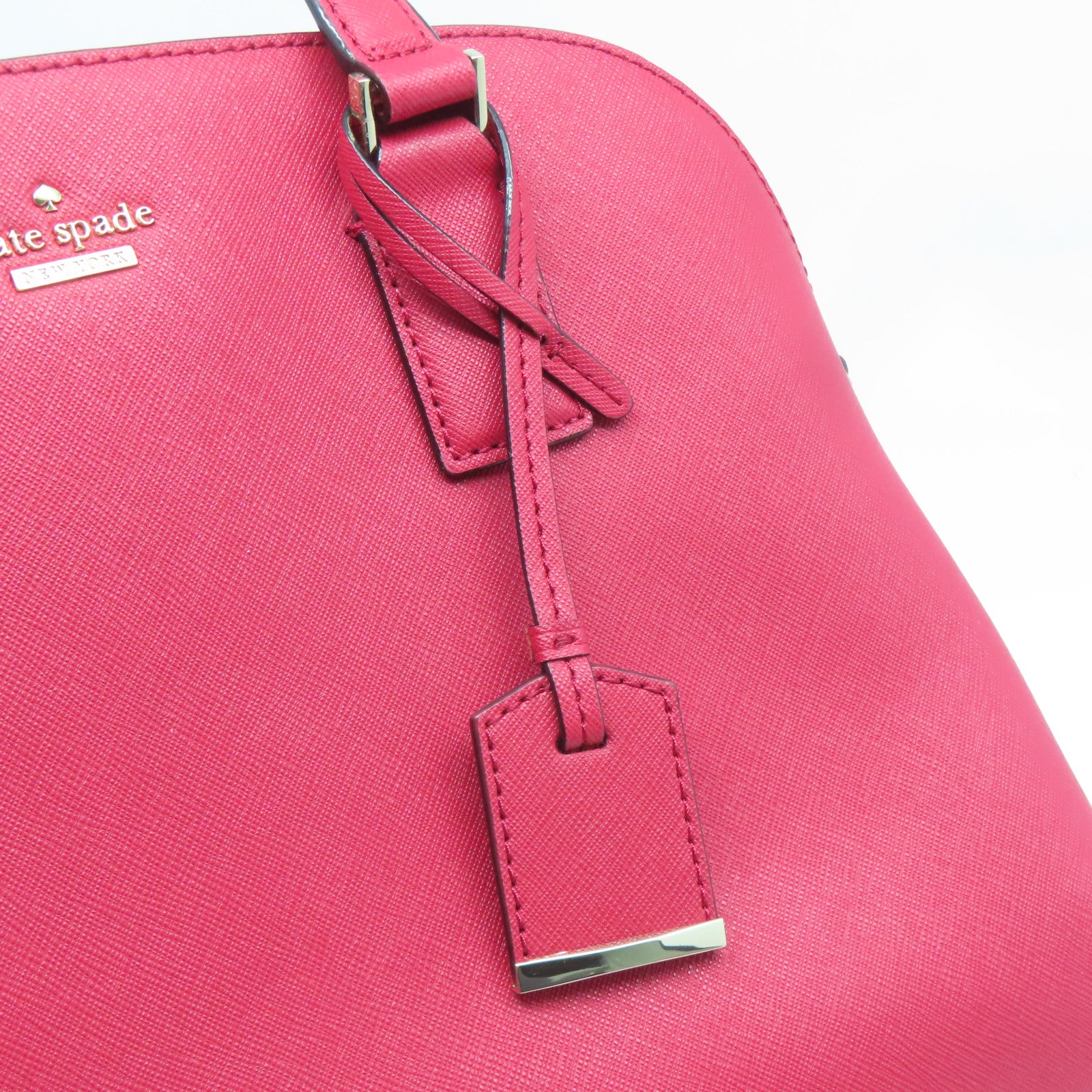 Kate Spade 牛皮皮革2 Way Shoulder Bag金扣手挽肩背兩用袋紅色