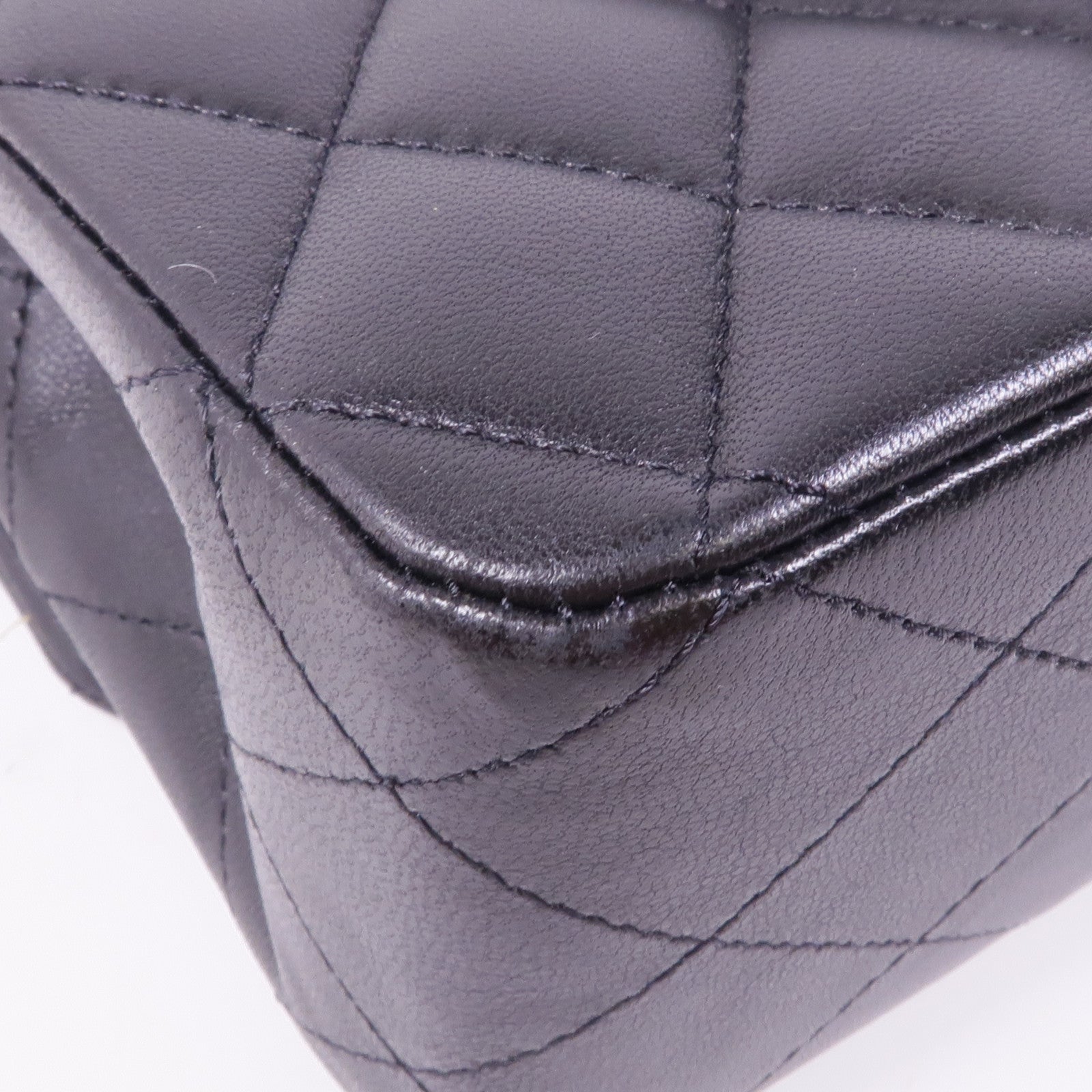 CHANEL 羊皮皮革Classic 25金扣鏈帶肩背袋