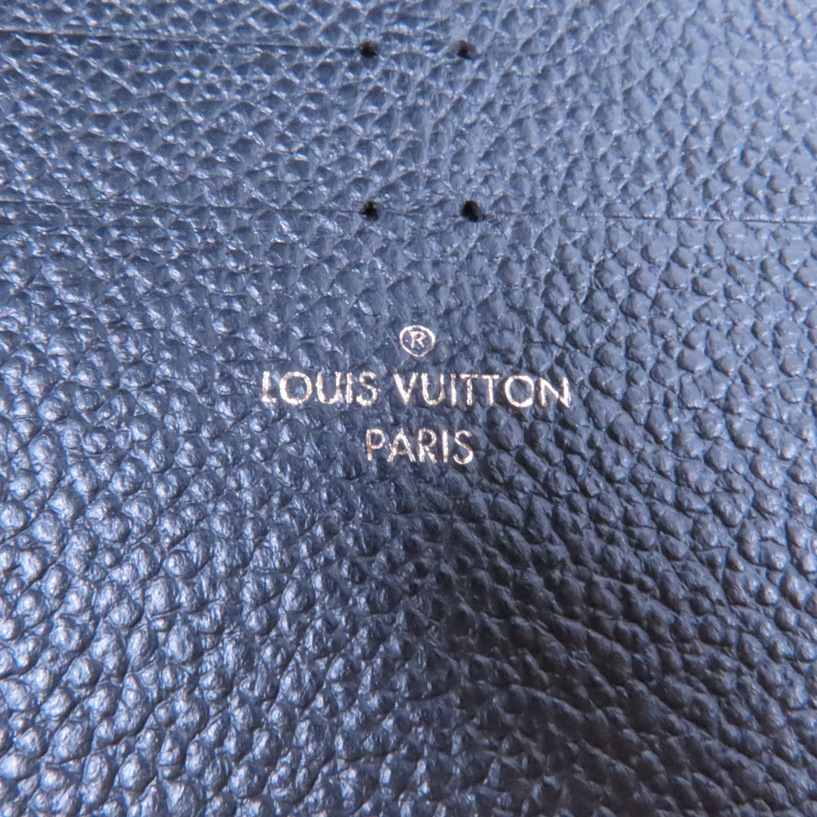 LOUIS VUITTON Mnogram Empreinte Felicie Pochette金扣鏈帶肩背袋黑色