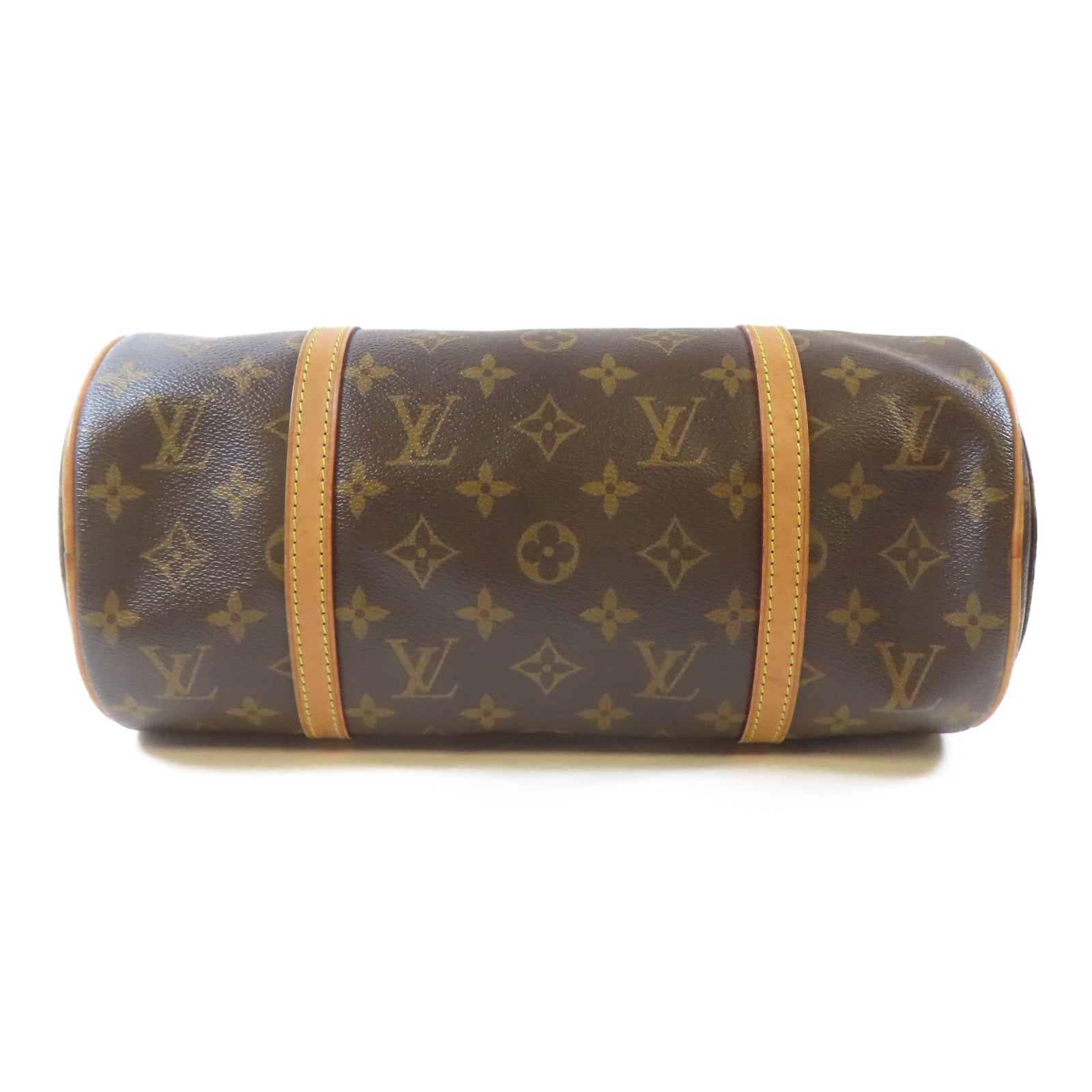 LOUIS VUITTON Monogram Papillon金扣肩背袋啡色