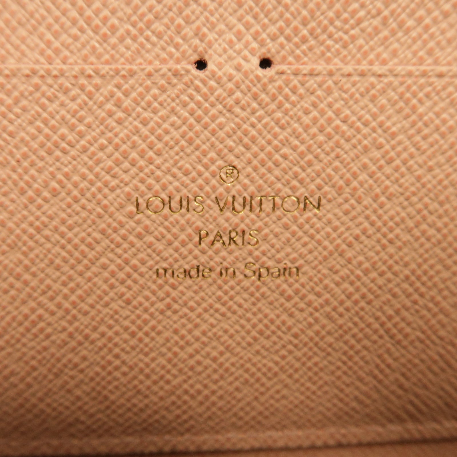 LOUIS VUITTON Monogram Clemence Wallet金扣長錢包啡色/粉紅色