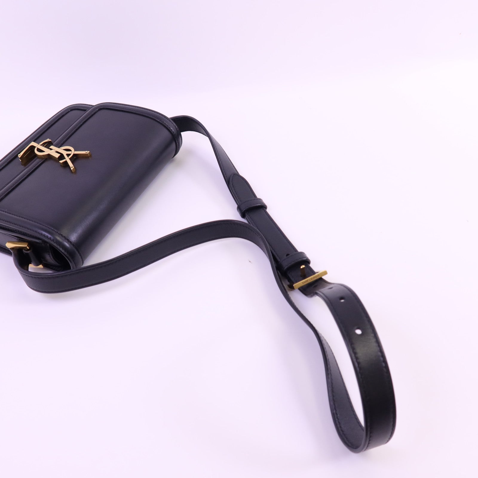 SAINT LAURENT 牛皮皮革Paris Solferino金扣肩背袋