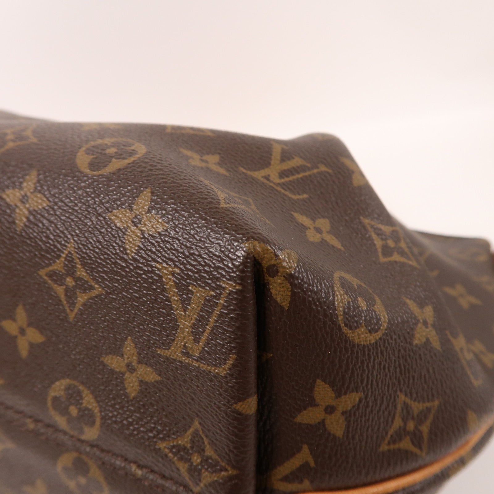 LOUIS VUITTON Monogram Turenne MM金扣手挽肩背兩用袋棕色