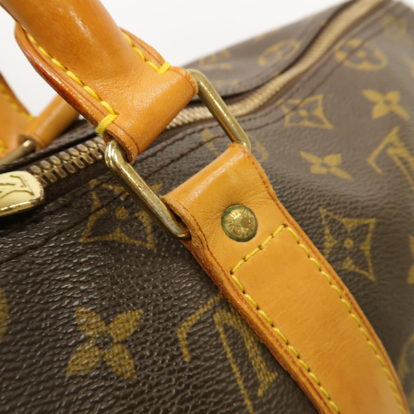 LOUIS VUITTON 【激減優惠】Monogram Keepall Bandouliere 45金扣手挽肩背兩用袋棕色