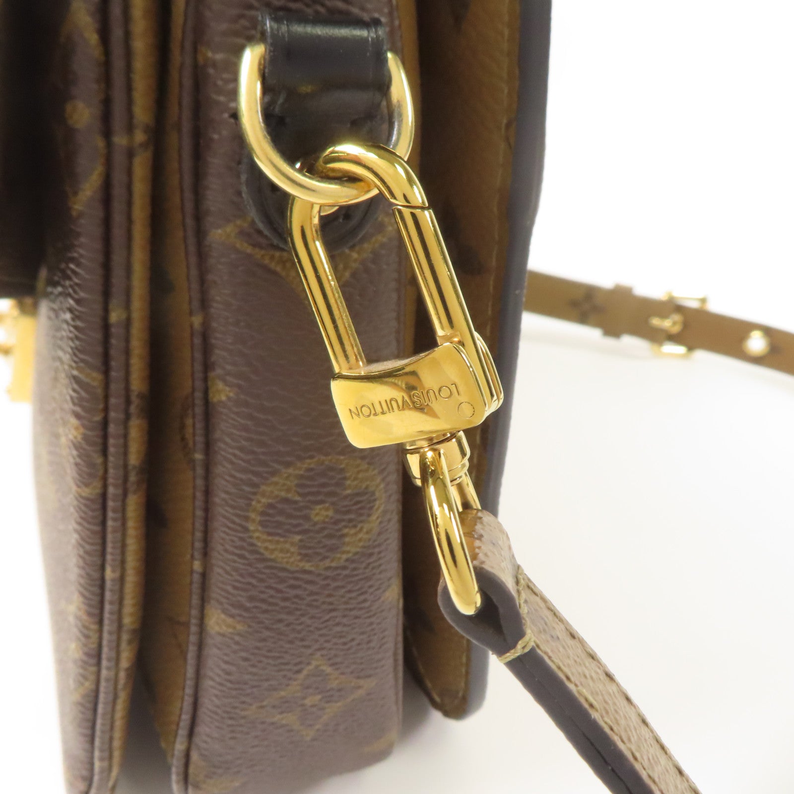 LOUIS VUITTON LV Pochette Metis 2way Shoulder Bag M44876 Monogram Reverse Brown