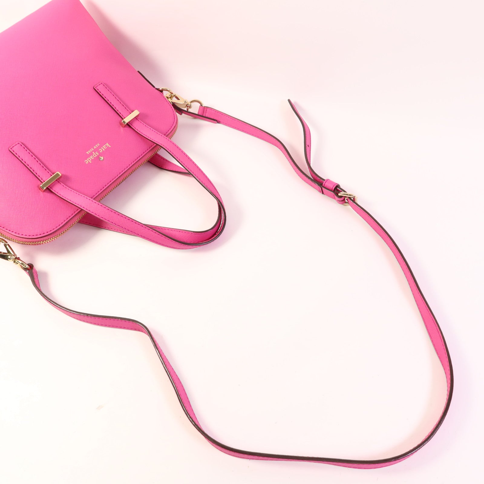 Kate Spade 皮革2 Way Shoulder金扣手挽肩背兩用袋