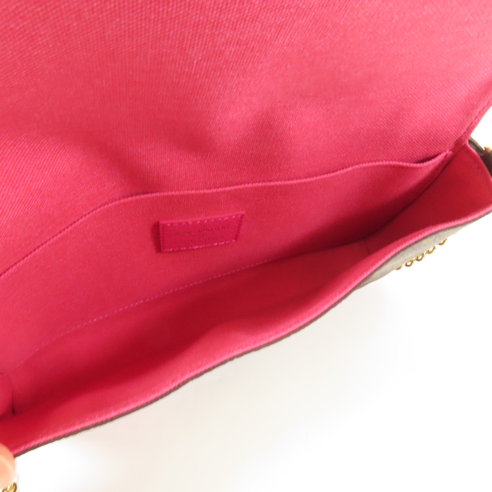 LOUIS VUITTON Monogram Pochette Felicie金扣鏈帶肩背袋