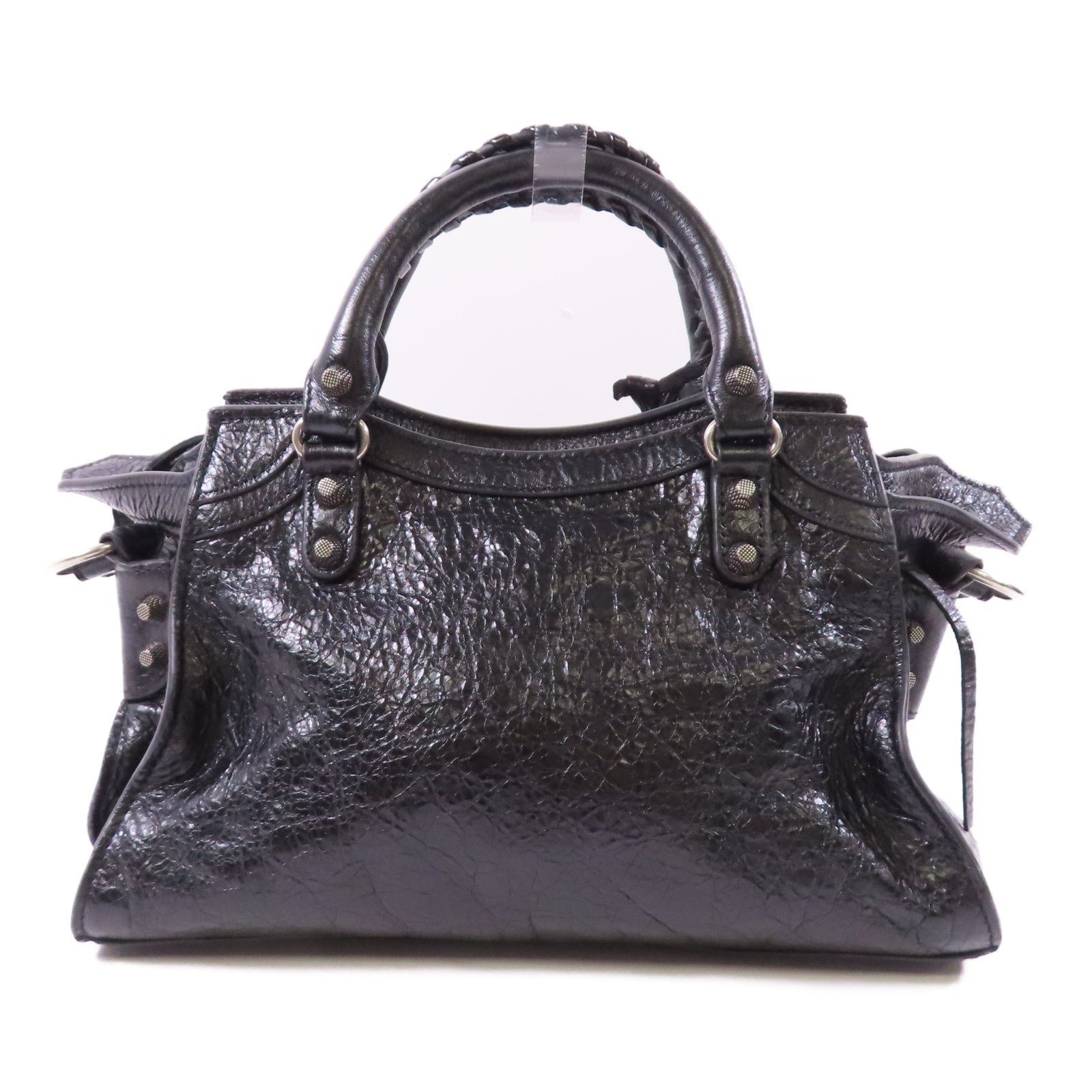 BALENCIAGA 牛皮皮革Neo Cagole銀扣手挽肩背兩用袋