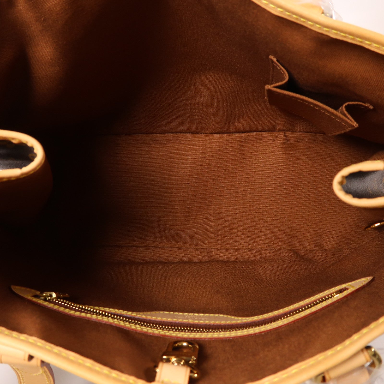 LOUIS VUITTON Monogram Batignolles Horizontal金扣肩背袋棕色
