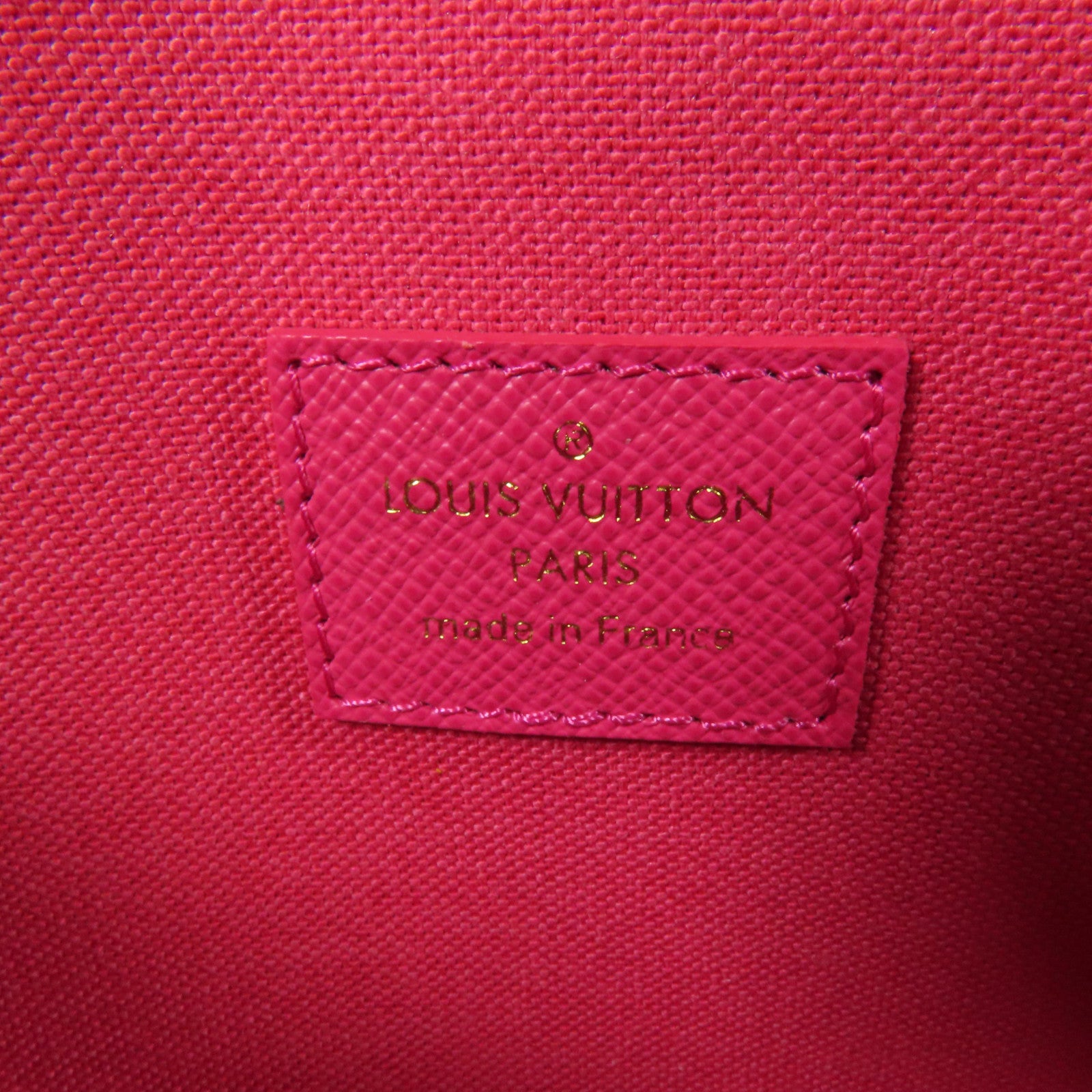 LOUIS VUITTON Monogram Pochette Felicie金扣鏈帶肩背袋