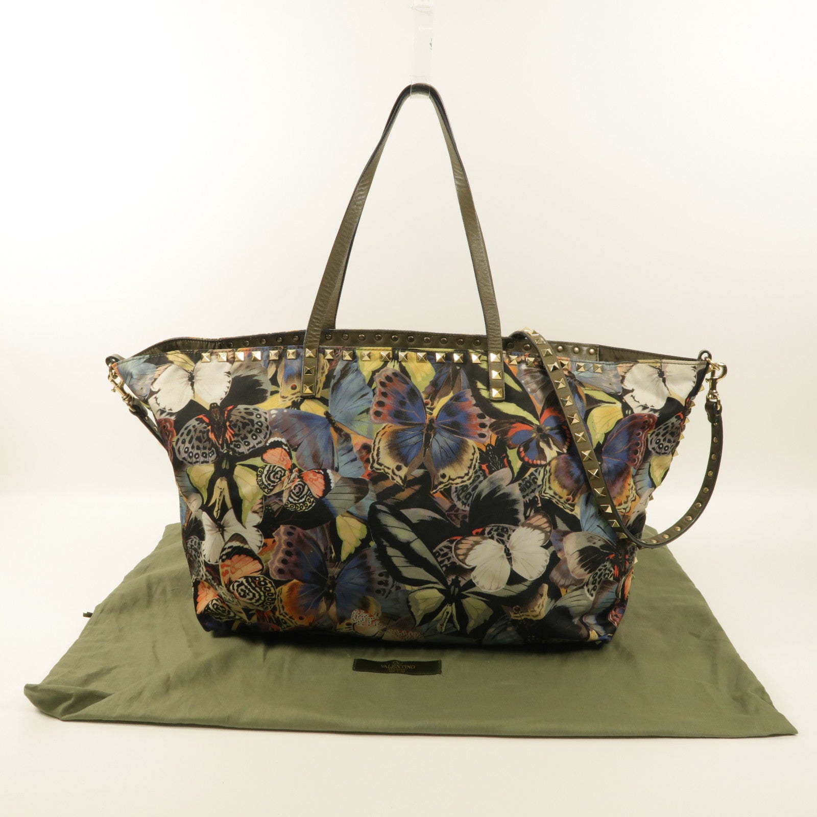 Valentino 尼龍/帆布2 Way Bag手挽肩背兩用袋