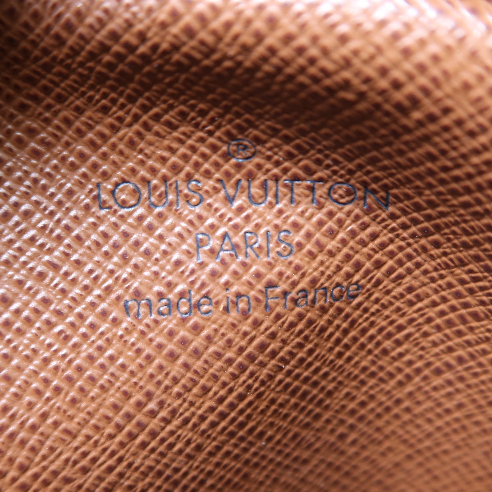 LOUIS VUITTON Monogram Danube金扣肩背袋棕色