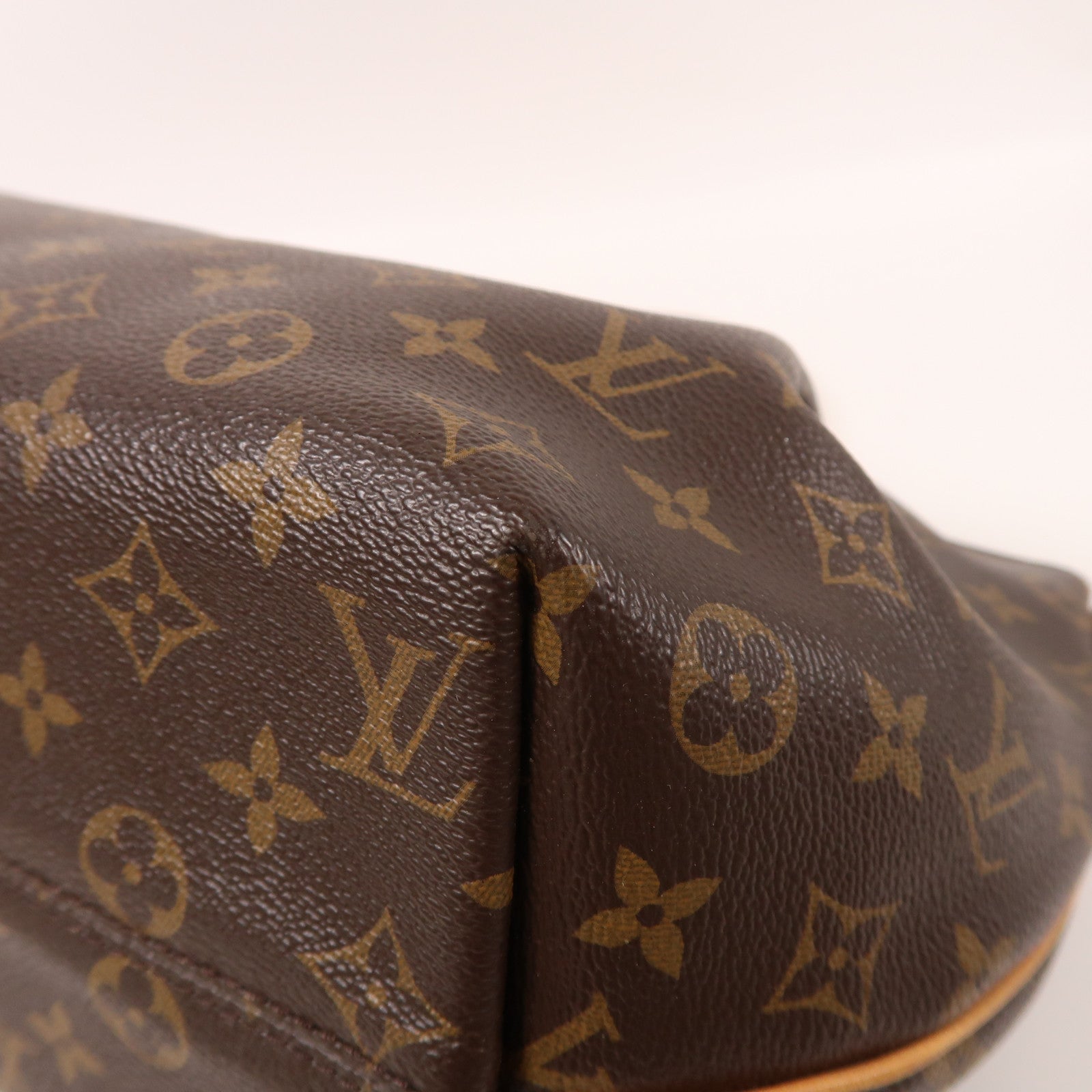 LOUIS VUITTON Monogram Turenne MM金扣手挽肩背兩用袋棕色