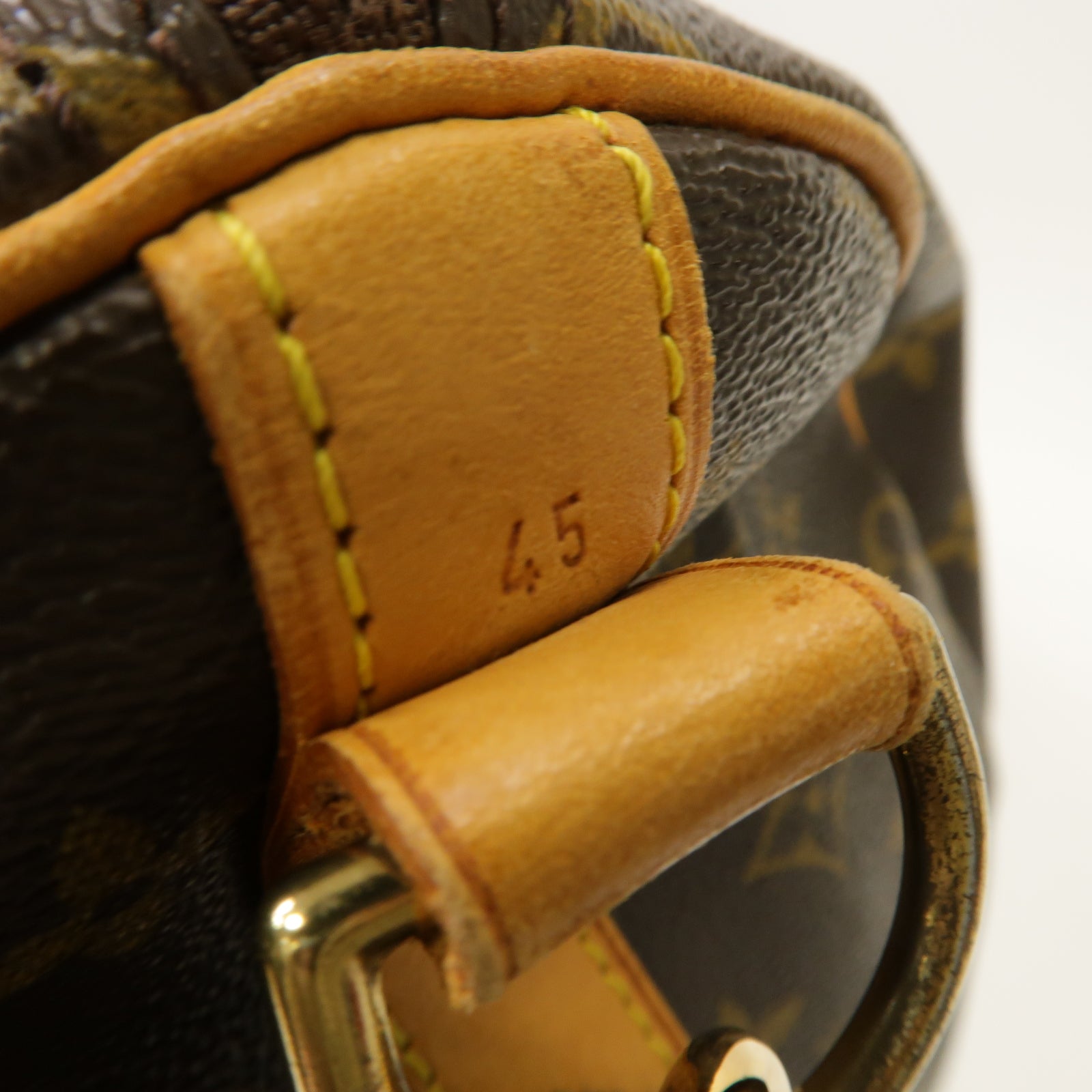 LOUIS VUITTON 【激減優惠】Monogram Keepall Bandouliere 45金扣手挽肩背兩用袋棕色