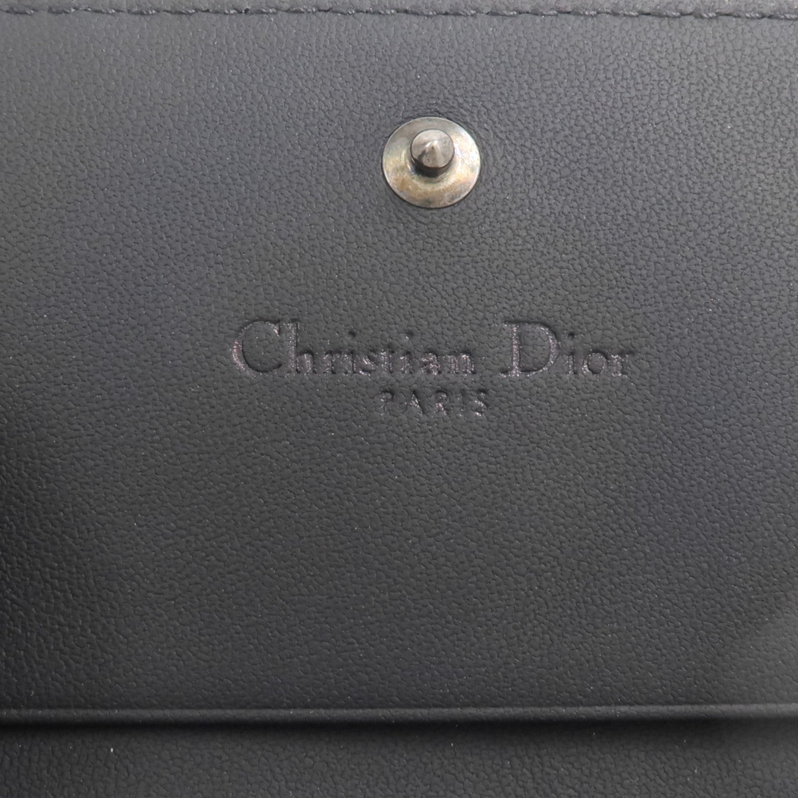 Dior 羊皮皮革Mini Lady Dior Gardenia Wallet錢包