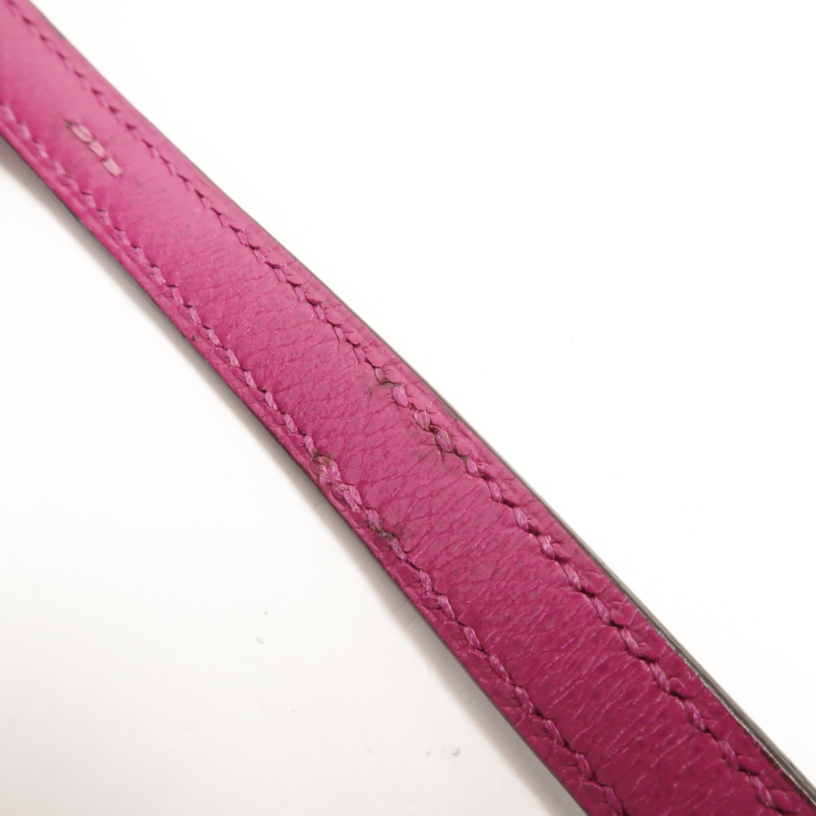 HERMES Epsom皮革Constance Mini肩背袋Rose Pourpre