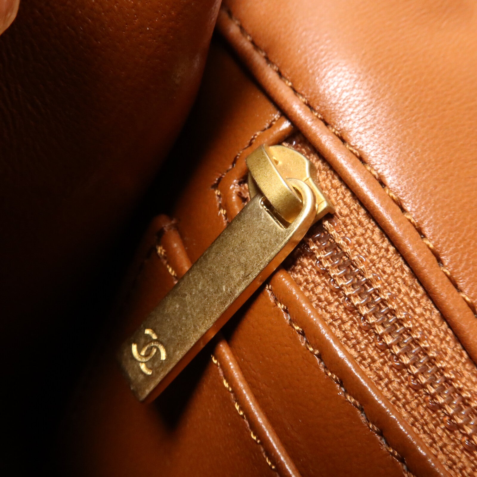 CHANEL 羊皮皮革Flap Bag with Top Handle鏈帶手挽肩背兩用袋