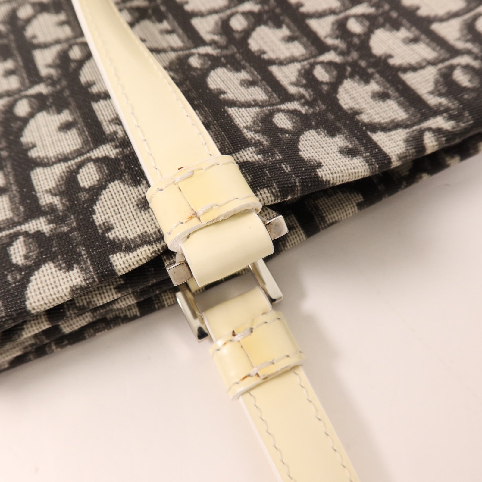 Dior 塗層帆布Tote Bag銀扣手挽袋