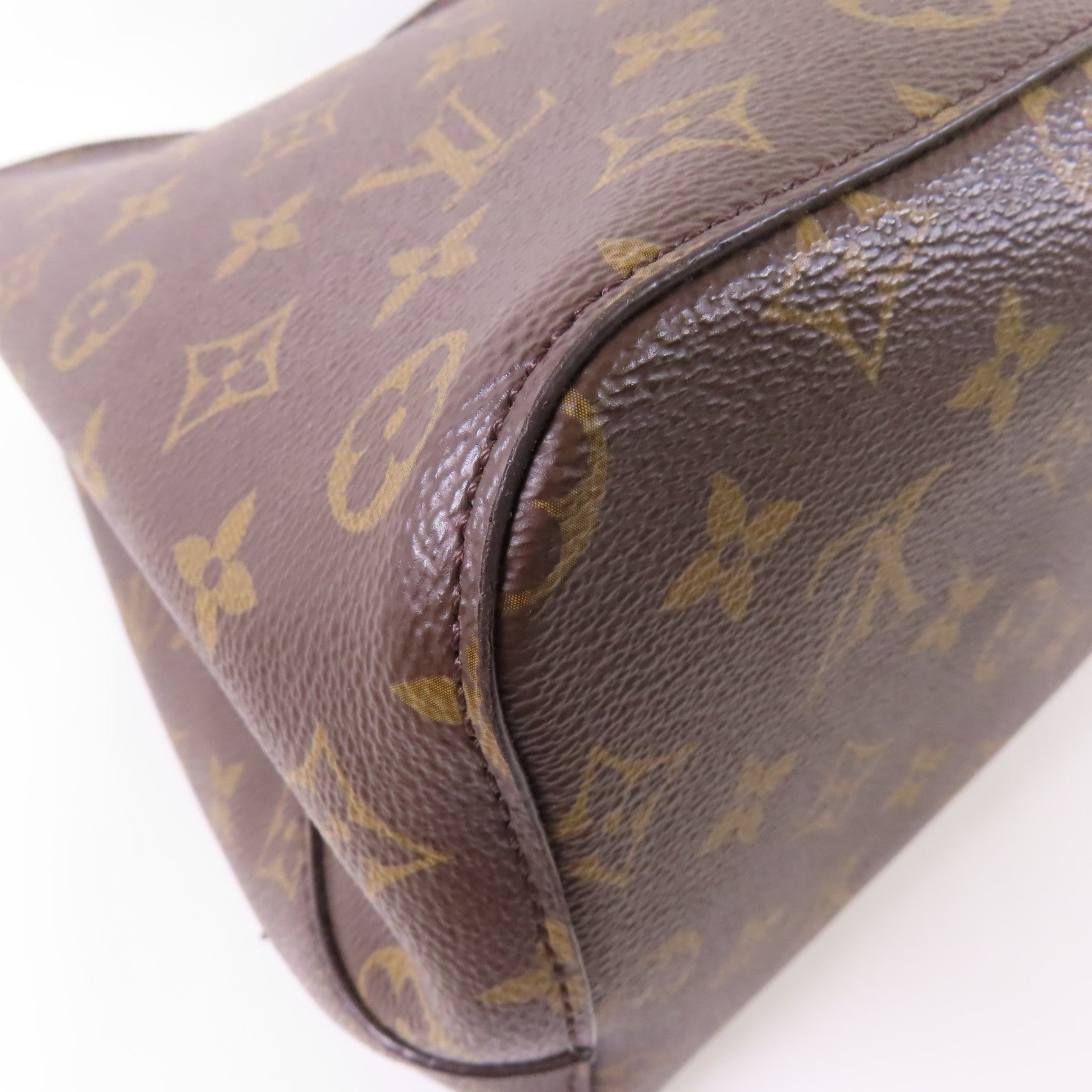 LOUIS VUITTON LV GHW Neo Noe MM Shoulder Handbag M44020 Monogram Brown