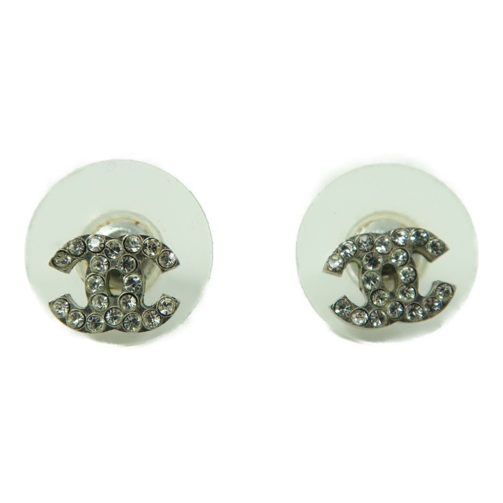 CHANEL 金屬Earrings耳環銀色