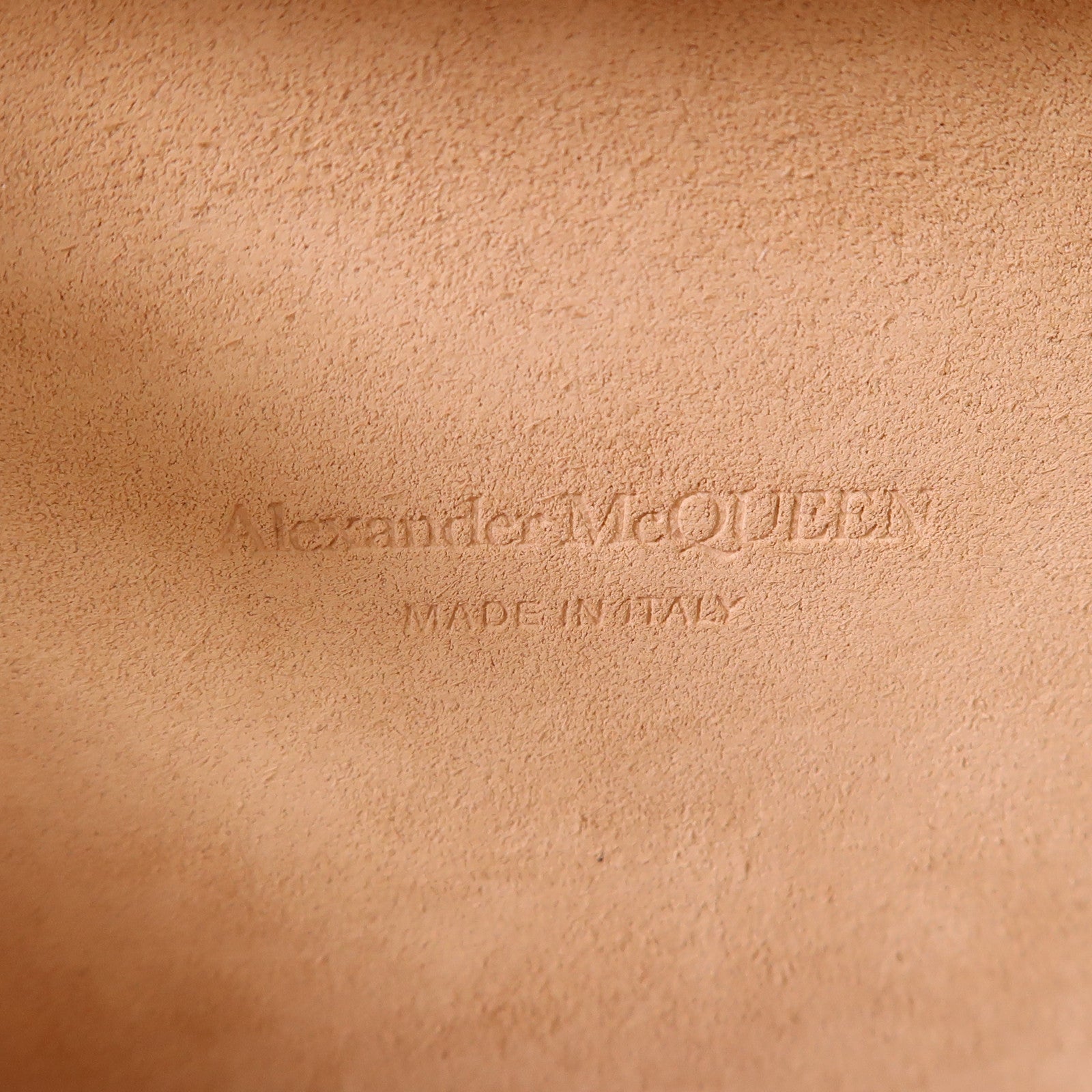 SELECTION 羊皮皮革Alexander McQueen Clutch銀扣手拿包/肩背袋
