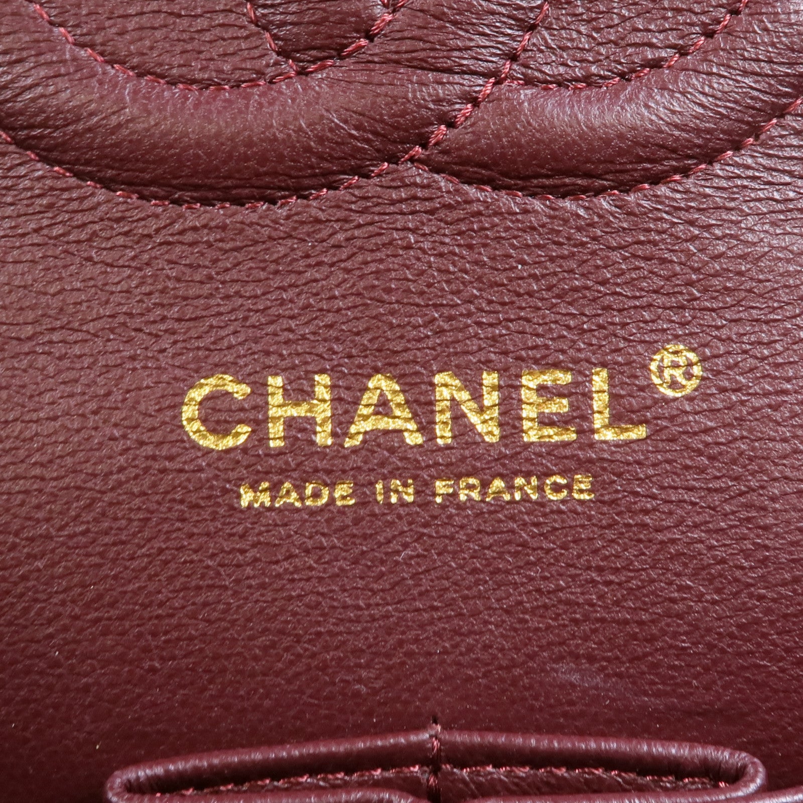 CHANEL 羊皮皮革Classic 25金扣鏈帶肩背袋